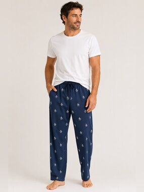 penguin • NWT $50 USD  Navy Penguin-Print Lounge Pants